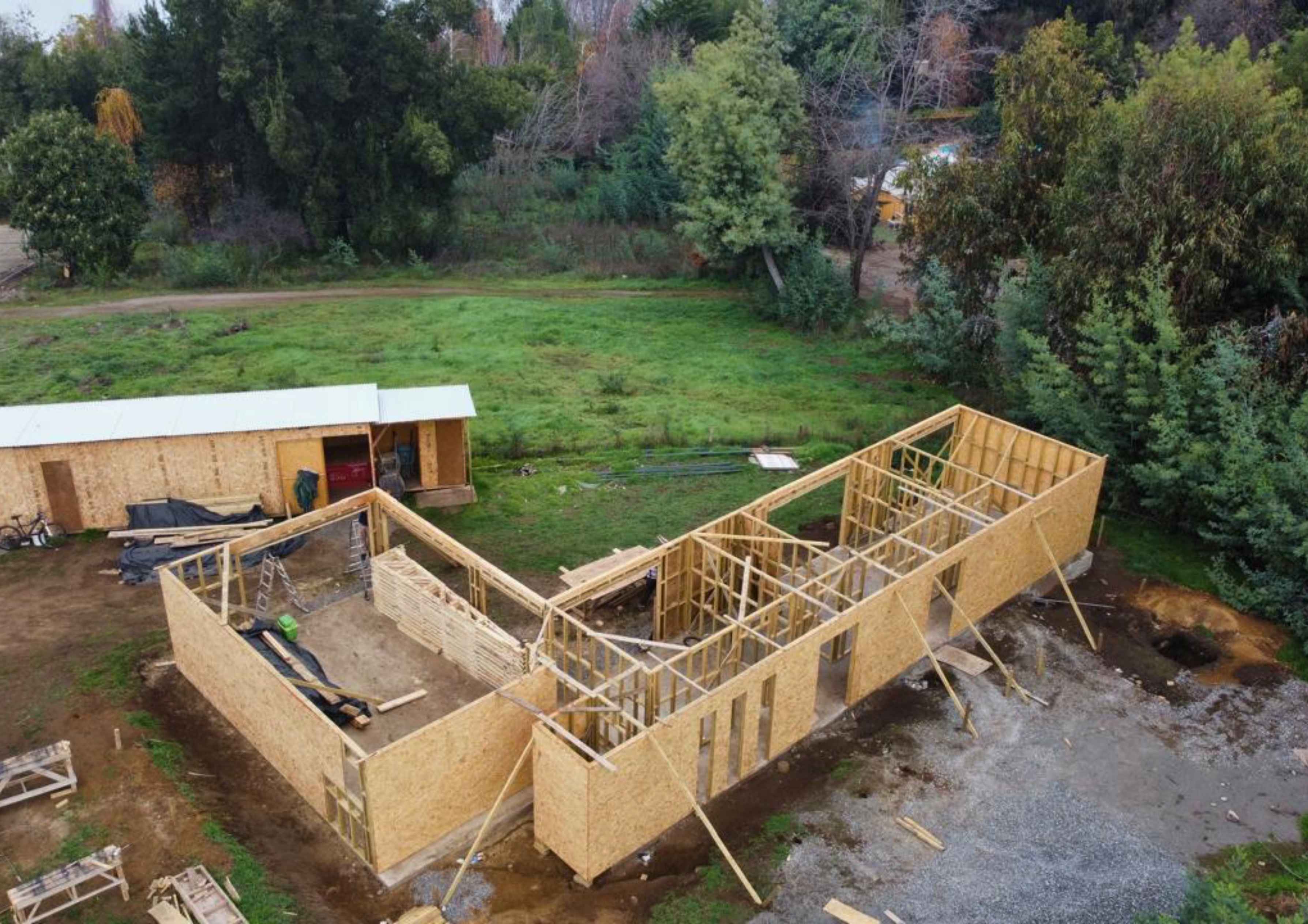 Avance del Condominio Santa María Lago Colbún