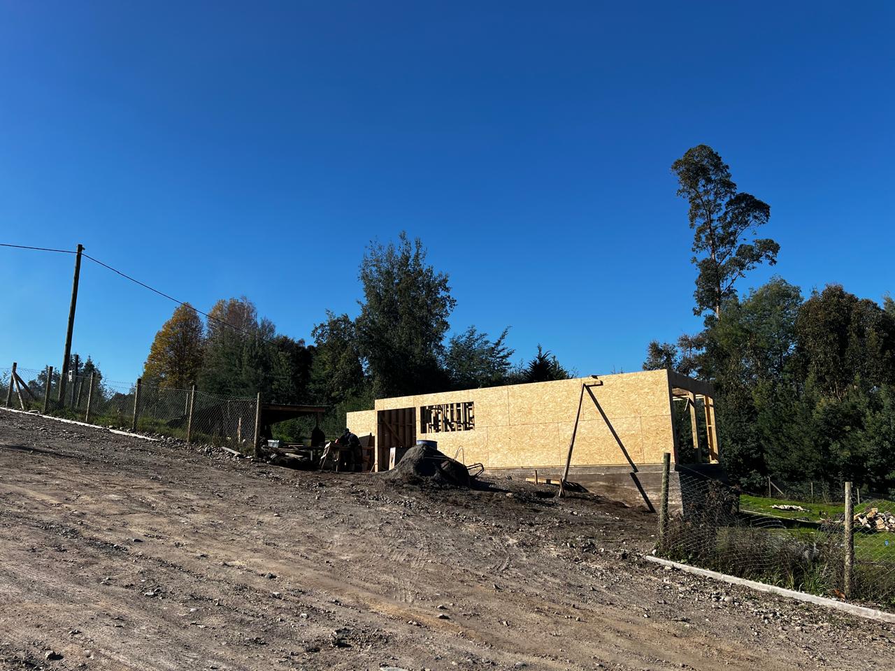 Fachada de casa del proyecto